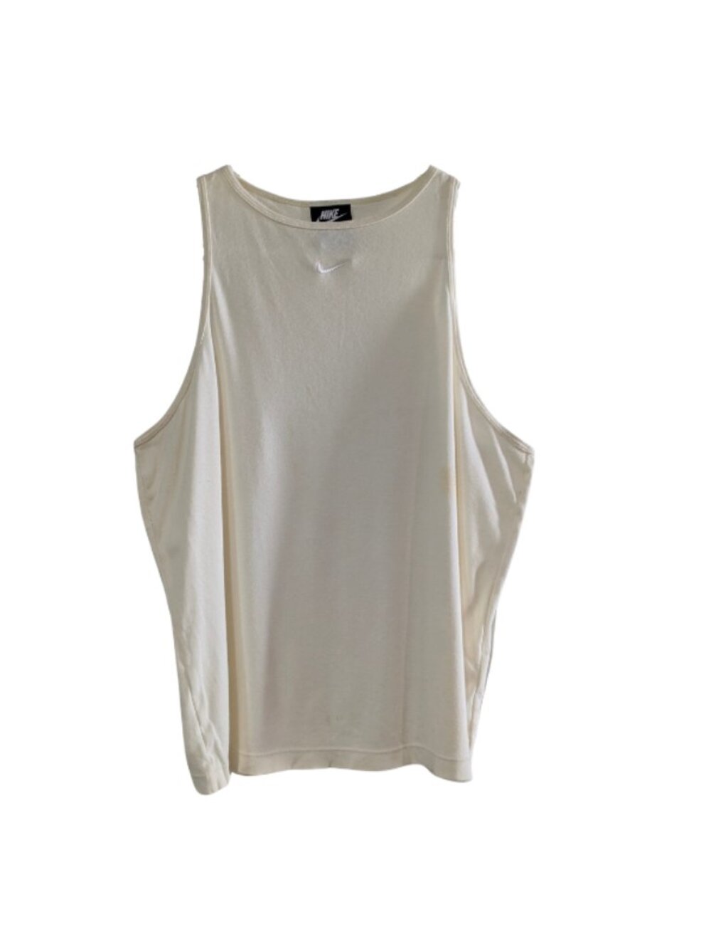 Nike Women's Running Tank Top, Light Yellow, Plus Size XXL